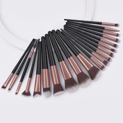 20 Pieces One Set Of Super Soft Nylon Hair Combination Professional Makeup Cosmetic Face Brushes Set