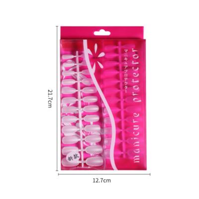 Jieniya 288pcs Full Cover Nail False Tips Clear Flat Round Nails ABS Artificial Tip Manicure Nail Extension Decoration