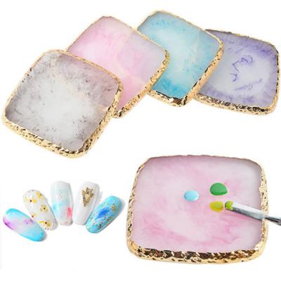 Nail Art Palette Resin Makeup Palette Cosmetic Artist Mixing Painting Palette